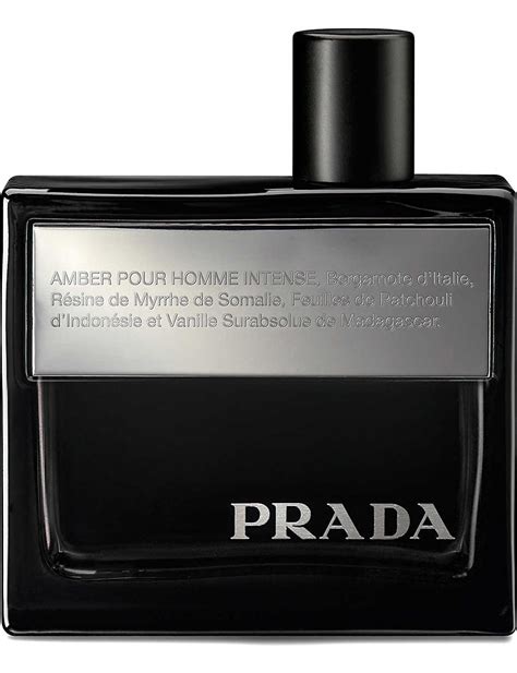 prada pour homme amber intense|Prada amber aftershave for men.